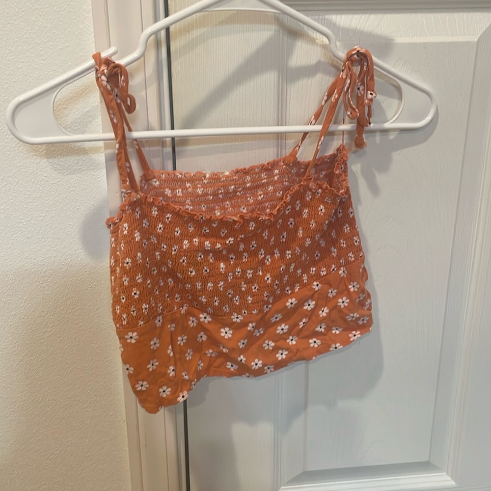 Flowery crop top